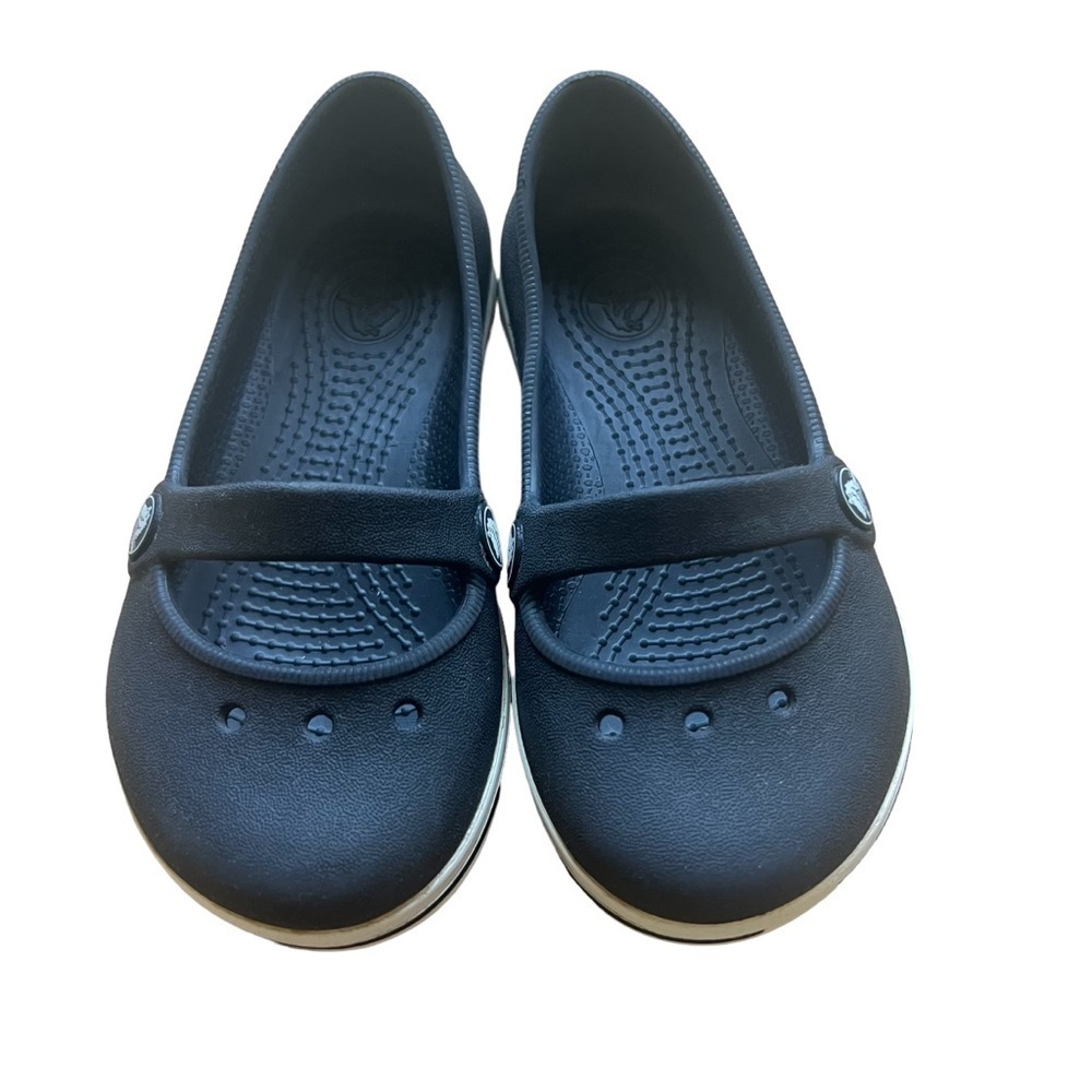 Crocs Black & white Genna Mary Jane Shoes